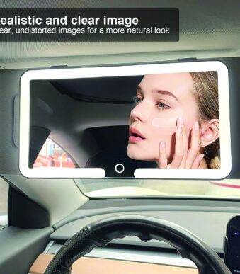 Led Sun Visor Vanity Mirror Car