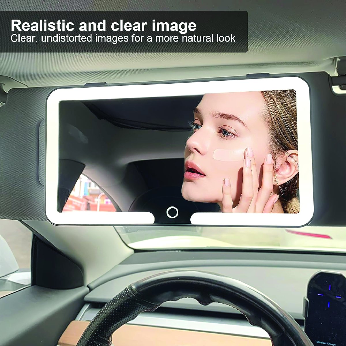 Led Sun Visor Vanity Mirror Car Led Sun Visor Vanity Mirror Car